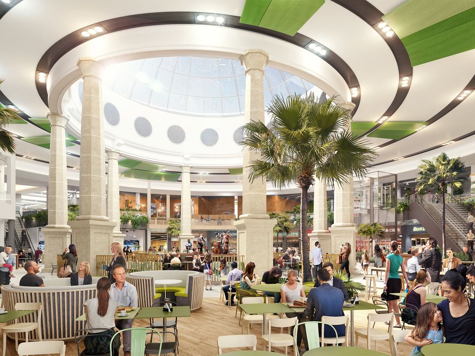 Food Court Centro Oberhausen, Visualisierung: Saguez & Partners / URW