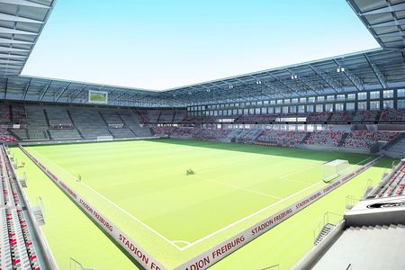 Visualisierung Innenraum Stadion Freiburg