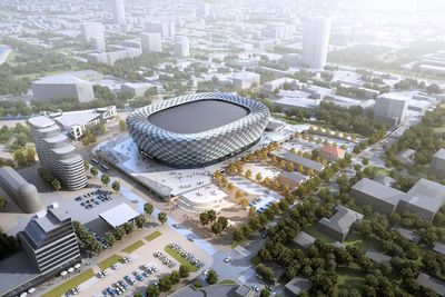 Visualisation Multifunctional arena Ekaterinburg