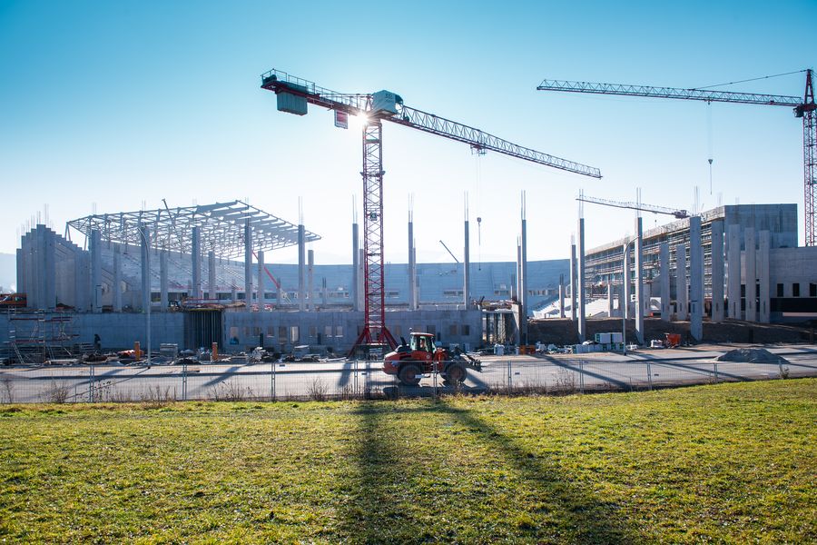The stadium Freiburg is under construction since 2019 and will be completed in 2021.